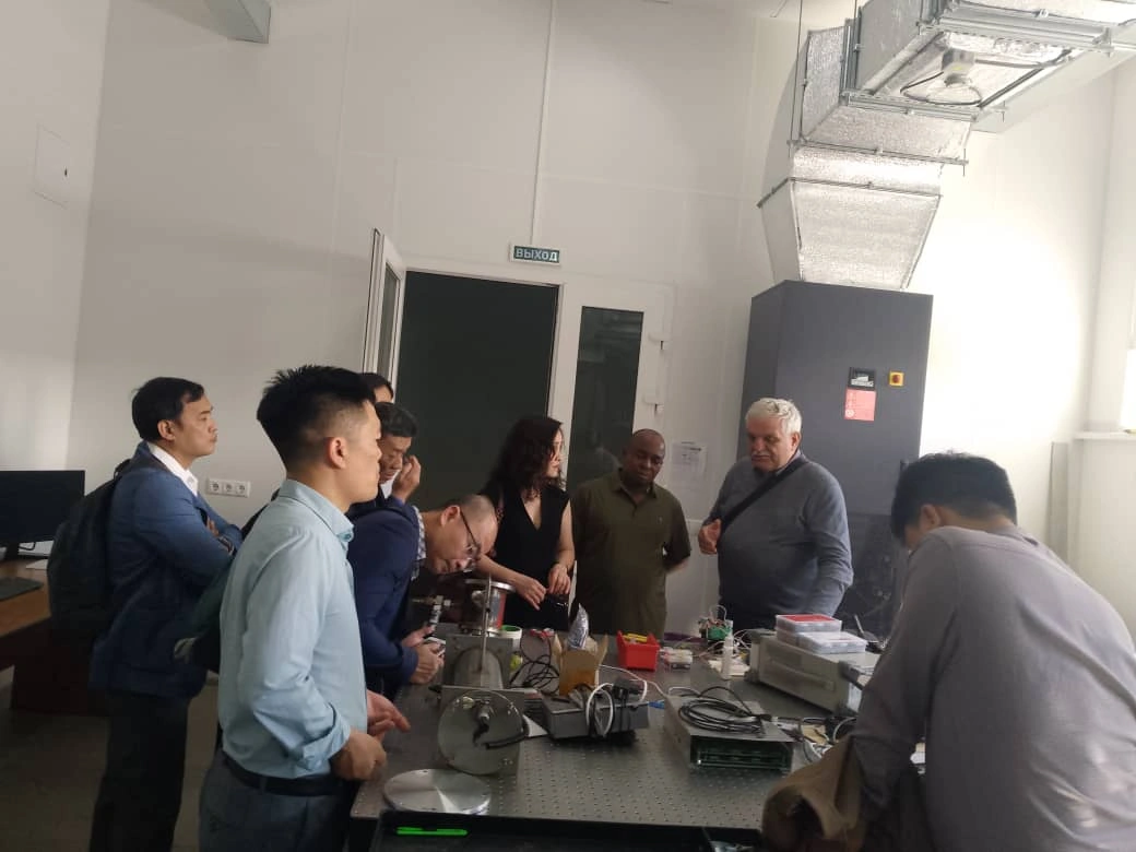 UAAE team in a Russian nuclear and particle physics workshop